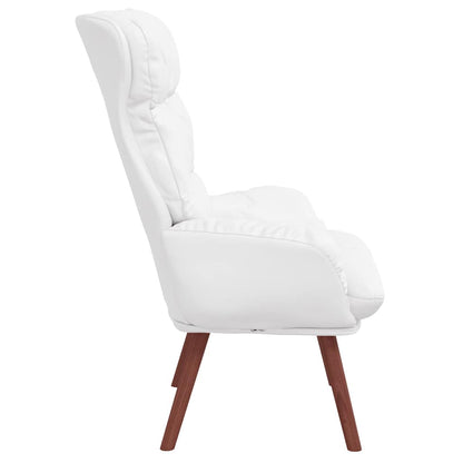 poltrona Bianco 69 x 74 x 93 cm Pelle Artificiale