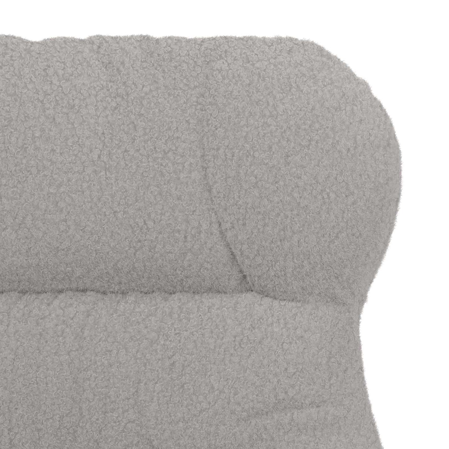poltrona Grigio chiaro 69 x 74 x 93 cm Tessuto Sherpa