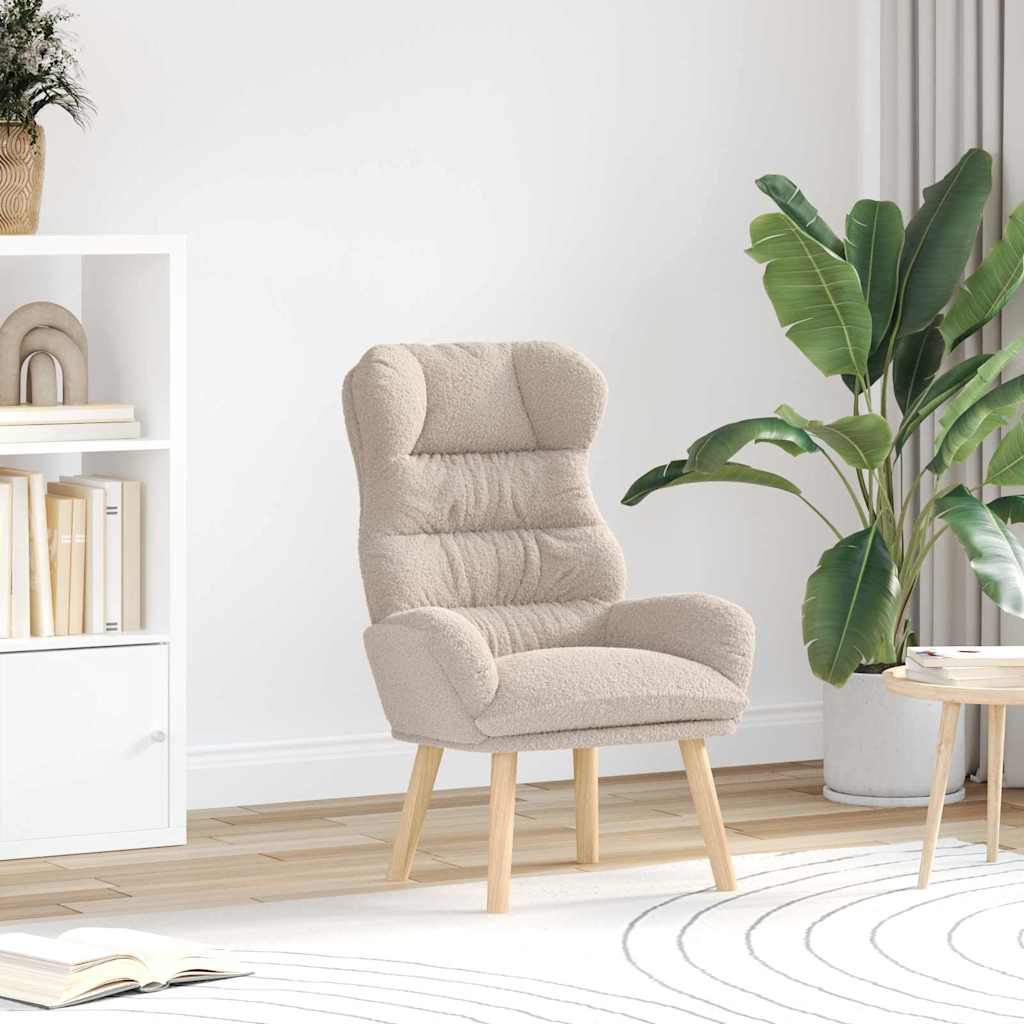 Sedia rilassante Grigio chiaro 69 x 74 x 93 cm Tessuto - homemem39