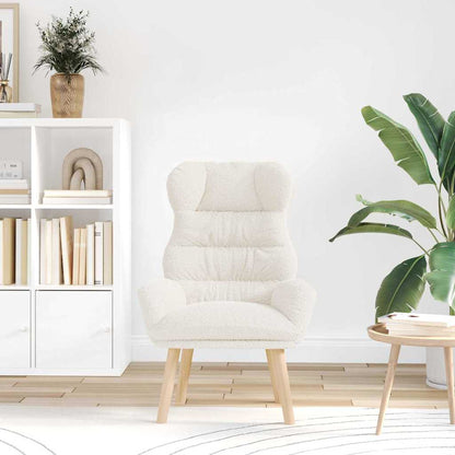 poltrona Crema 69 x 74 x 93 cm Tessuto Sherpa | homemem39
