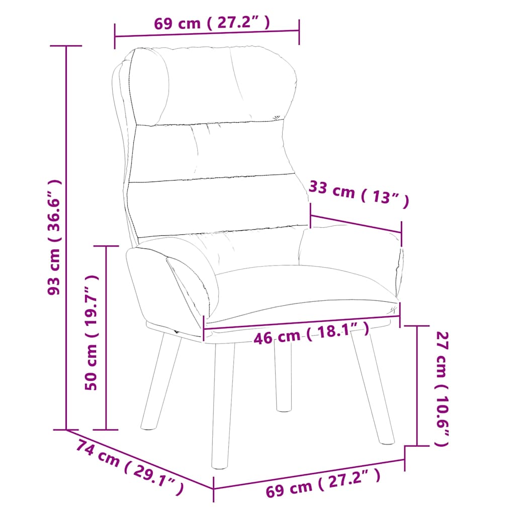 poltrona Crema 69 x 74 x 93 cm Tessuto Sherpa | homemem39