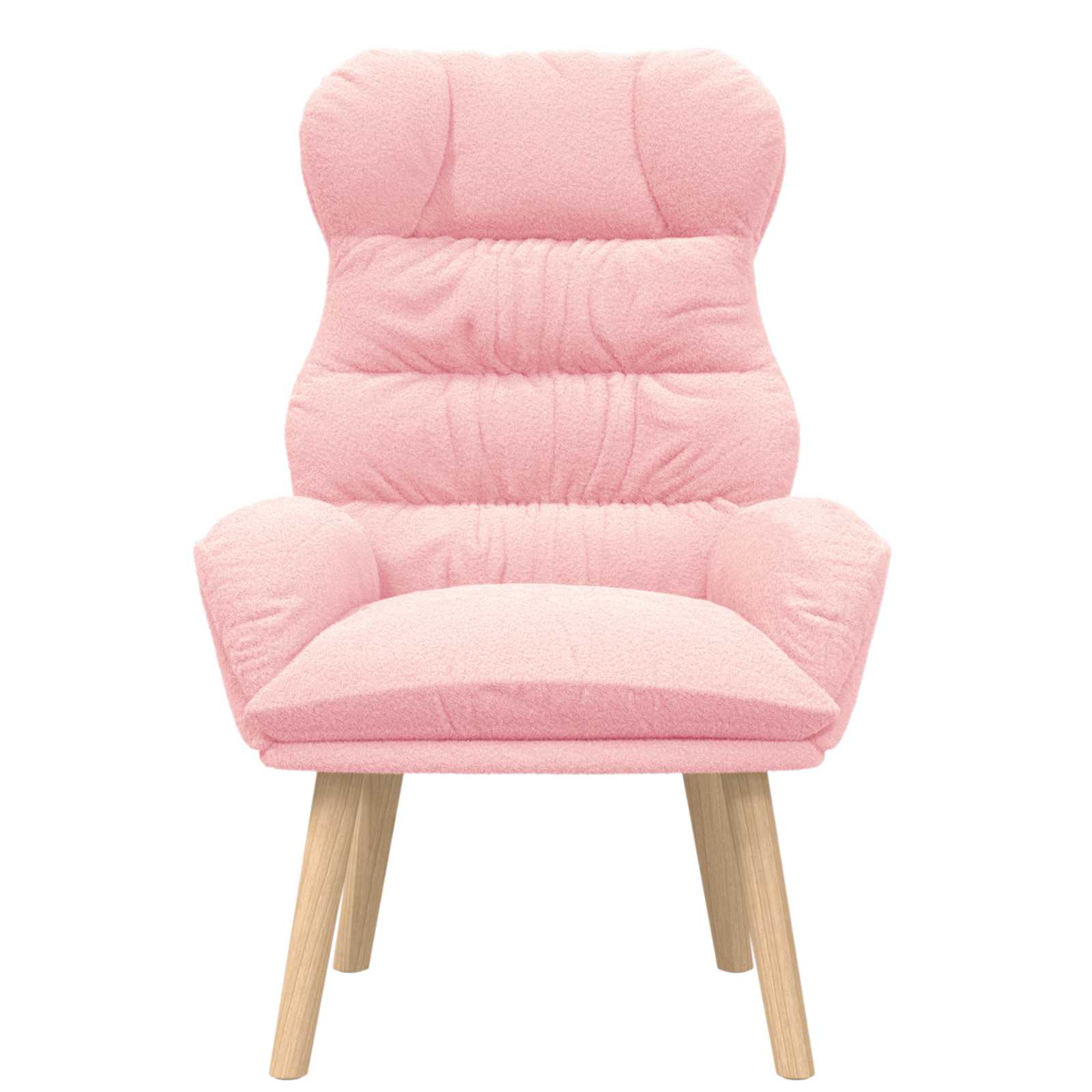 poltrona Rosa 69 x 74 x 93 cm Tessuto Sherpa | homemem39