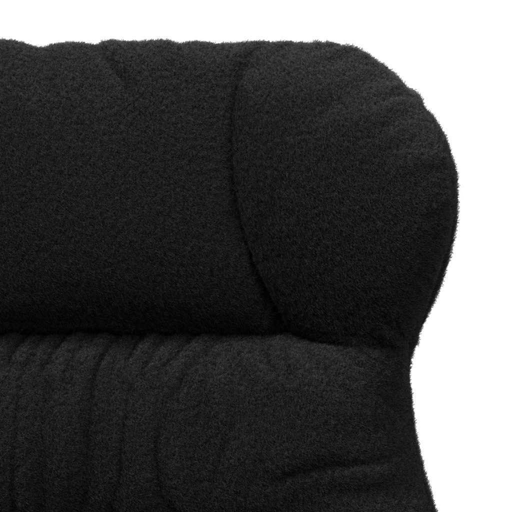 poltrona Nero 69 x 74 x 93 cm Tessuto Sherpa | homemem39