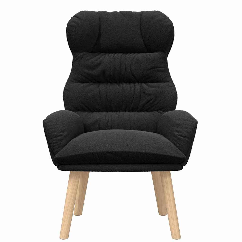 poltrona Nero 69 x 74 x 93 cm Tessuto Sherpa | homemem39