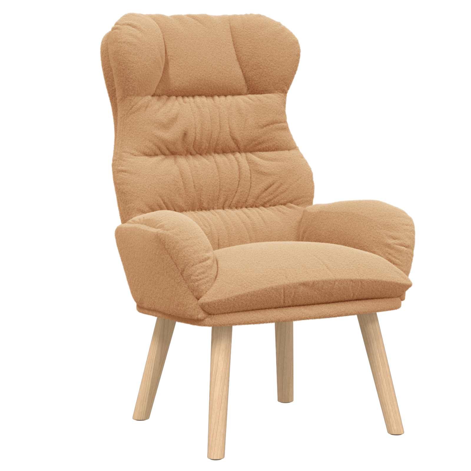 poltrona Beige 69 x 74 x 93 cm Tessuto Sherpa | homemem39