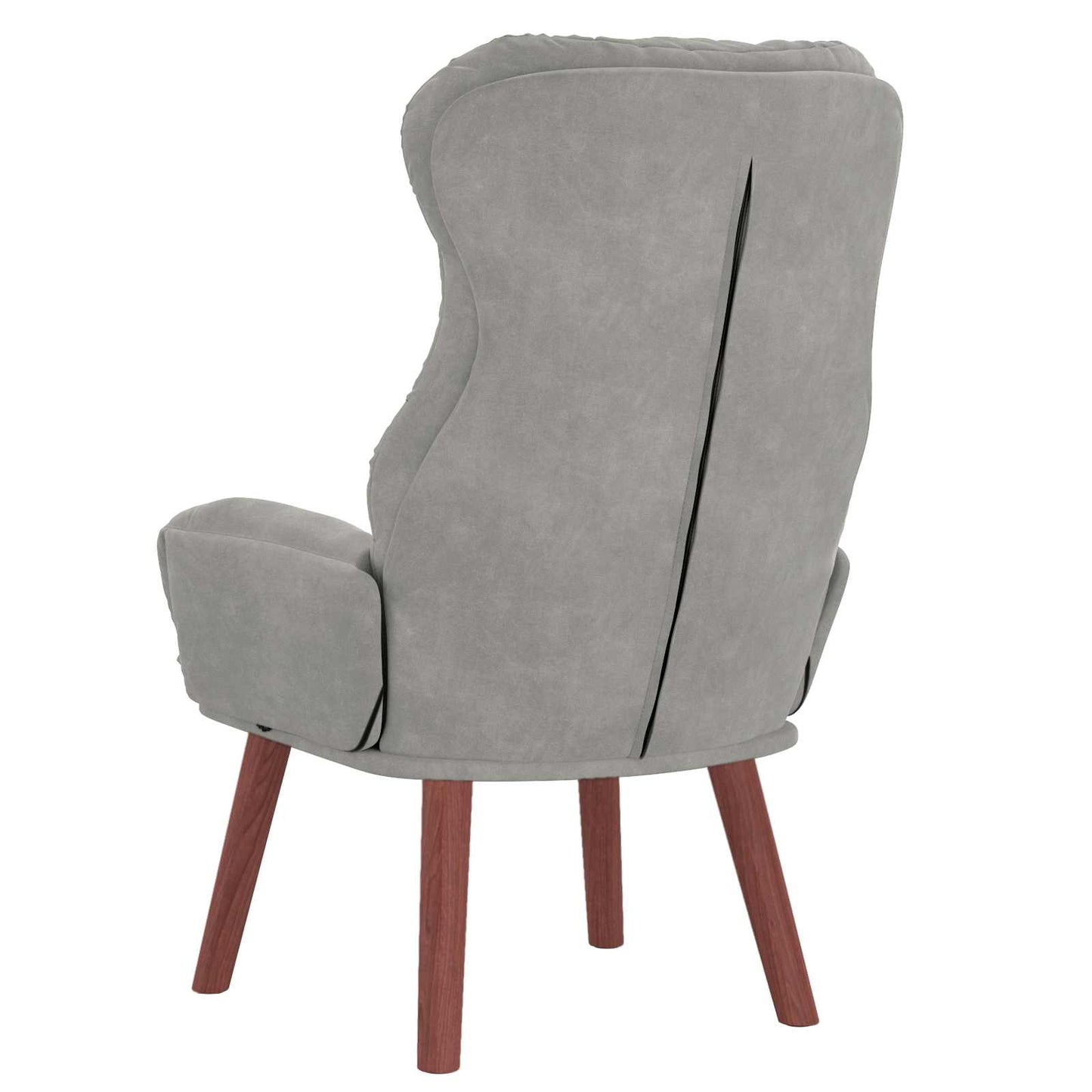poltrona Grigio chiaro 69 x 74 x 93 cm Velluto