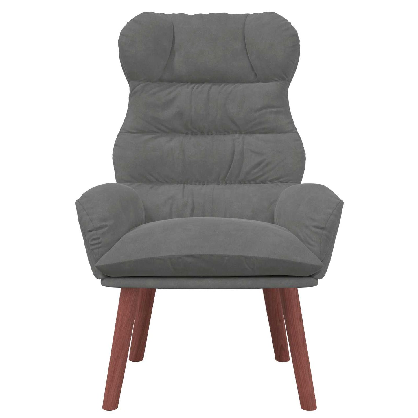 poltrona Grigio scuro 69 x 74 x 93 cm Velluto