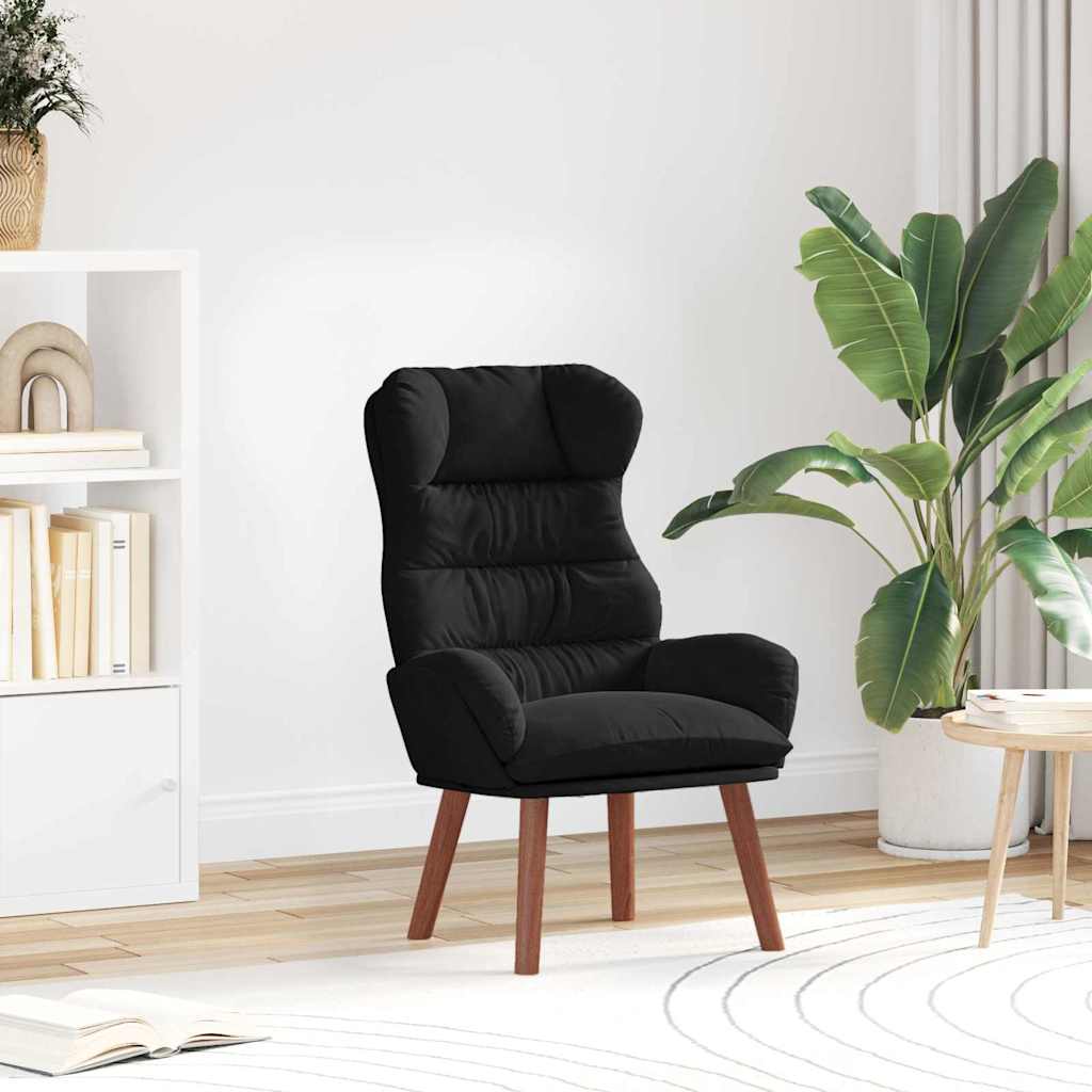 poltrona Nero 69 x 74 x 93 cm Velluto