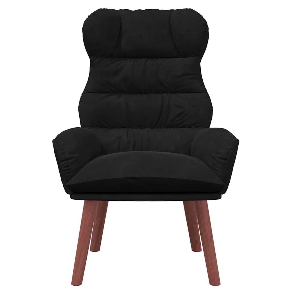 poltrona Nero 69 x 74 x 93 cm Velluto