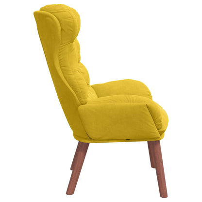 poltrona Giallo 69 x 74 x 93 cm Velluto