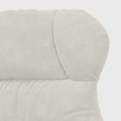 poltrona Crema 69 x 74 x 93 cm Velluto