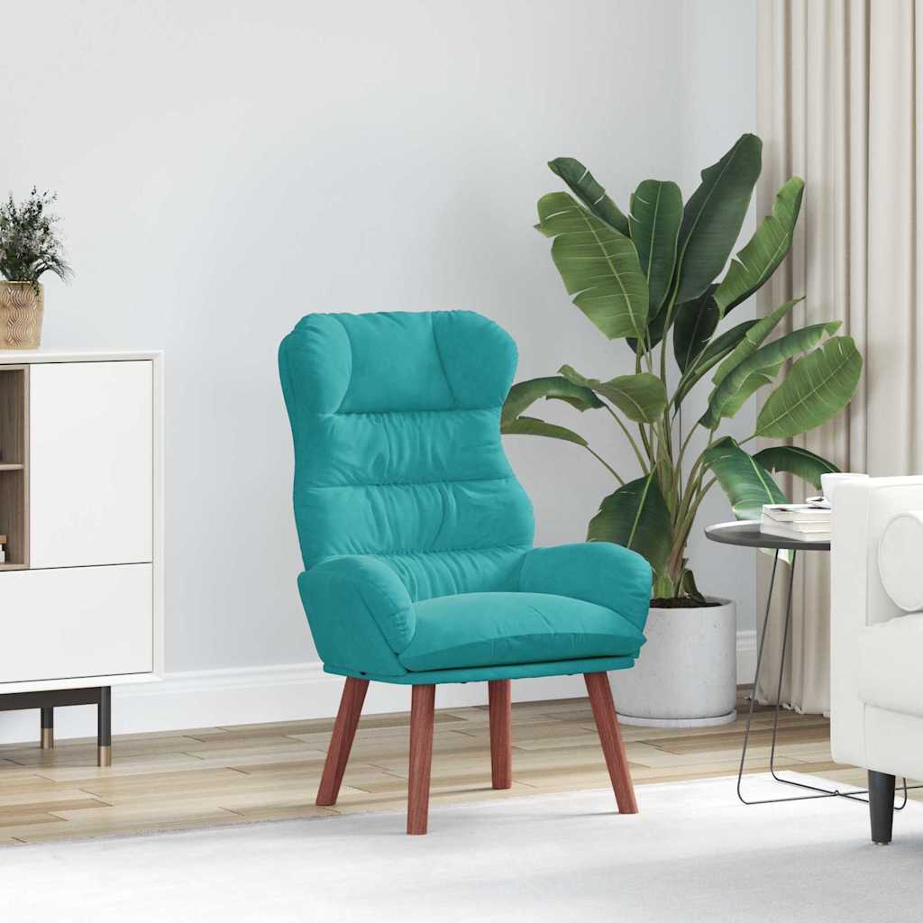 poltrona Turchese 69 x 74 x 93 cm Velluto