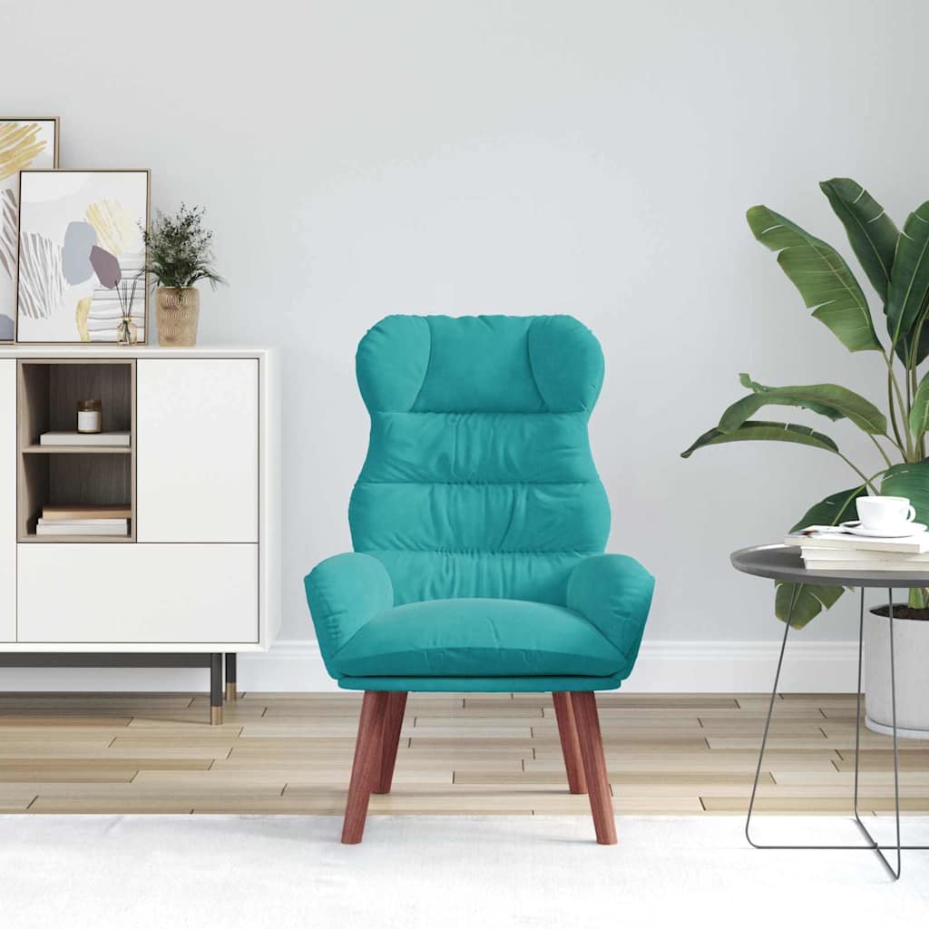 poltrona Turchese 69 x 74 x 93 cm Velluto