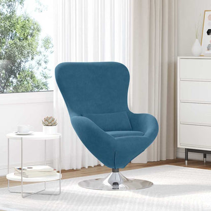Poltrona uovo Blu Velluto | homemem39