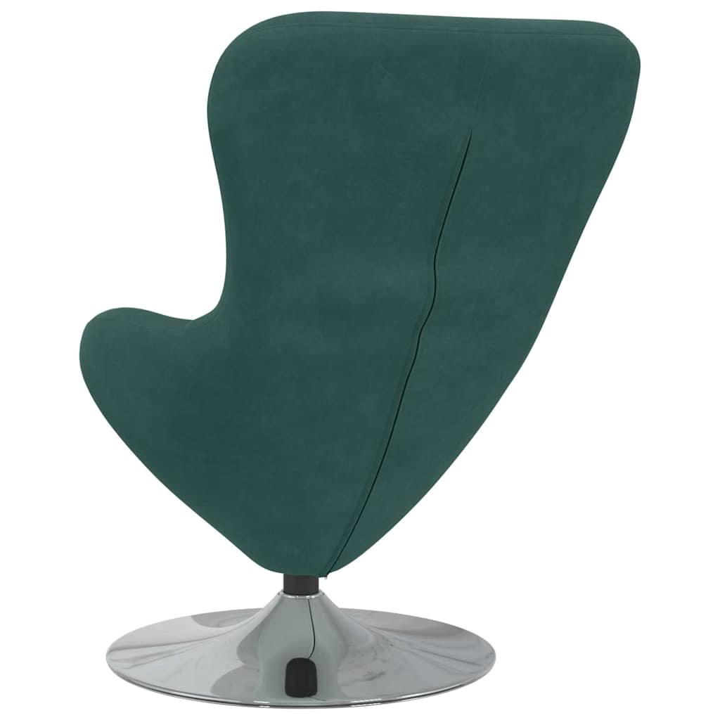 Poltrona uovo Verde Scuro Velluto | homemem39
