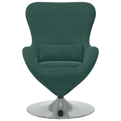 Poltrona uovo Verde Scuro Velluto | homemem39