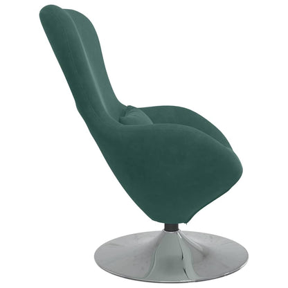 Poltrona uovo Verde Scuro Velluto | homemem39