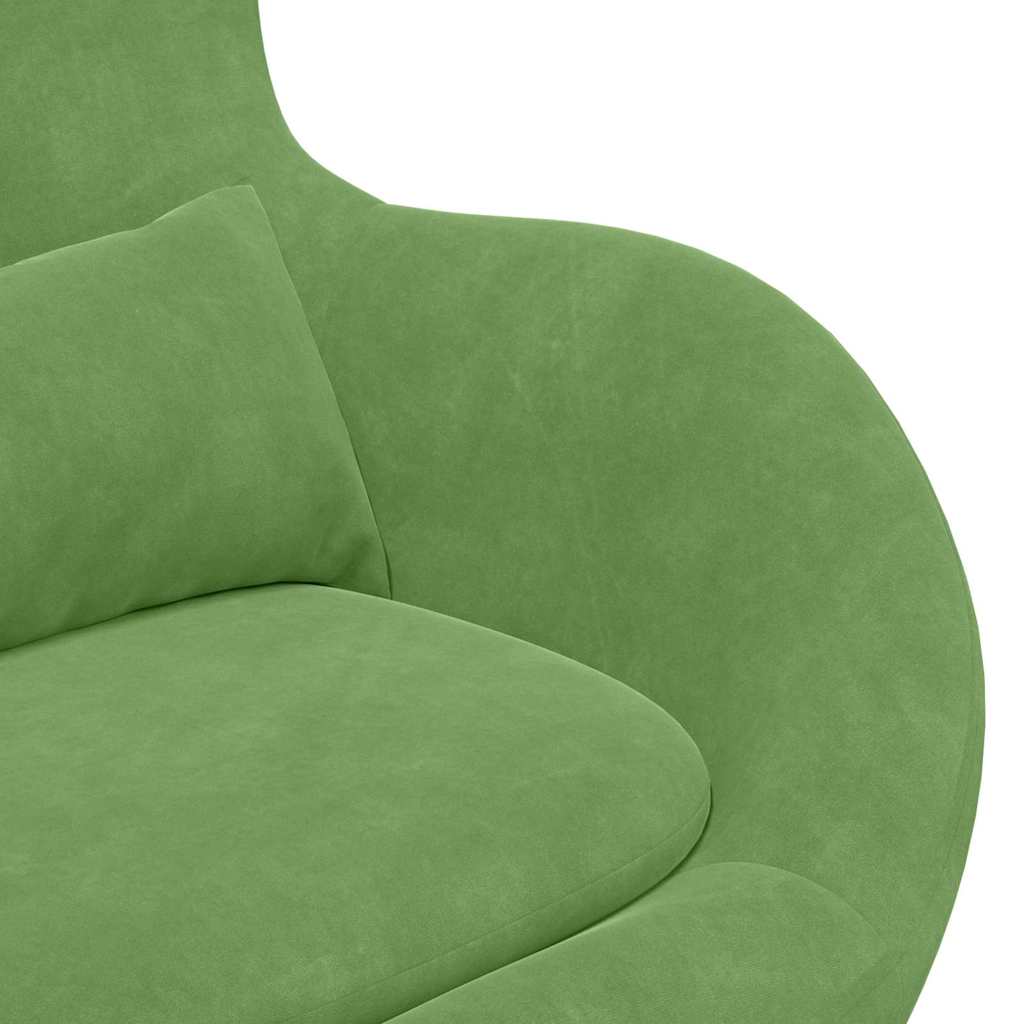 Poltrona uovo Verde chiaro Velluto | homemem39
