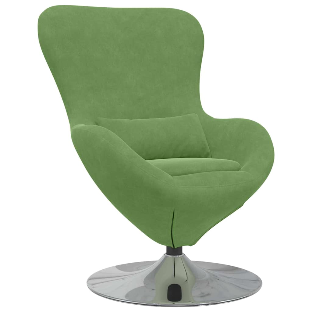 Poltrona uovo Verde chiaro 63 x 73 x 90 cm Velluto - homemem39