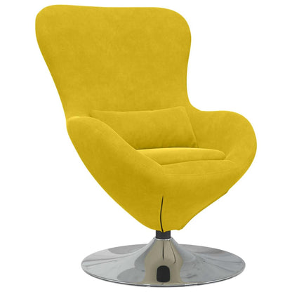 Poltrona uovo Giallo 63 x 73 x 90 cm Velluto