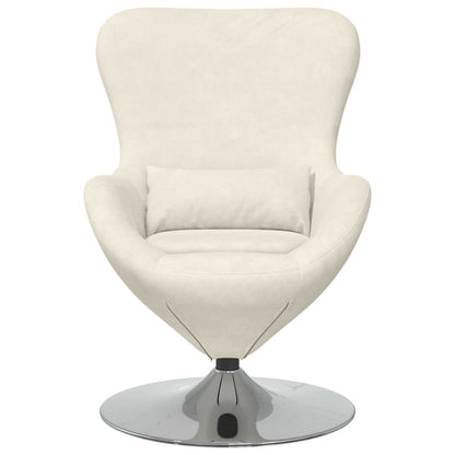 Poltrona uovo Crema Velluto | homemem39