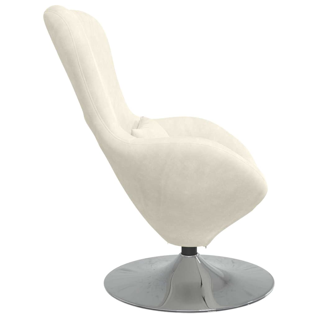 Poltrona uovo Crema Velluto | homemem39