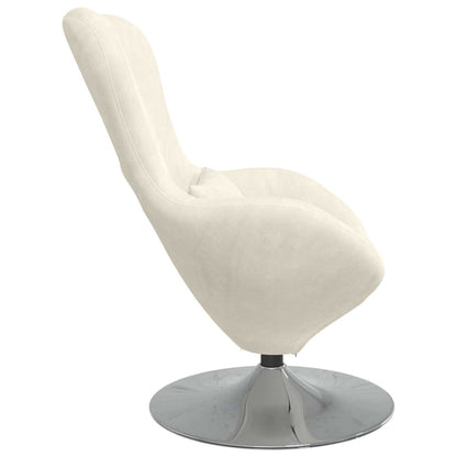 Poltrona uovo Crema Velluto | homemem39