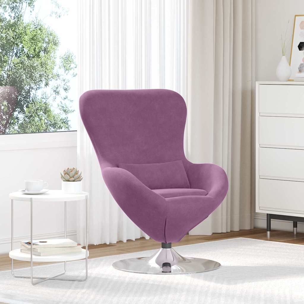 Poltrona uovo Viola 63 x 73 x 90 cm Velluto - homemem39