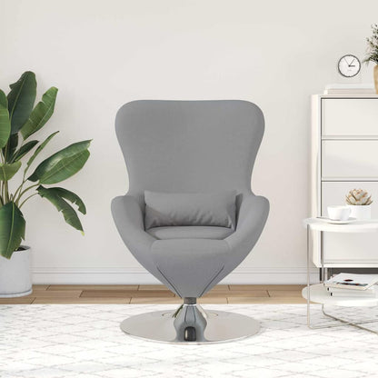 Poltrona uovo Grigio chiaro 63 x 73 x 90 cm Tessuto | homemem39