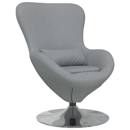 Poltrona uovo Grigio chiaro 63 x 73 x 90 cm Tessuto | homemem39