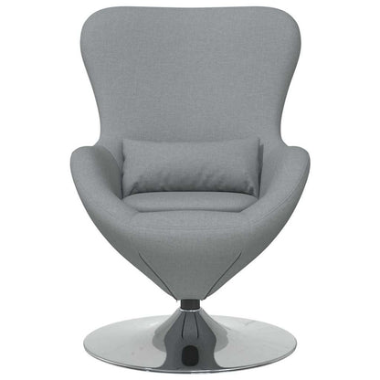 Poltrona uovo Grigio chiaro 63 x 73 x 90 cm Tessuto | homemem39