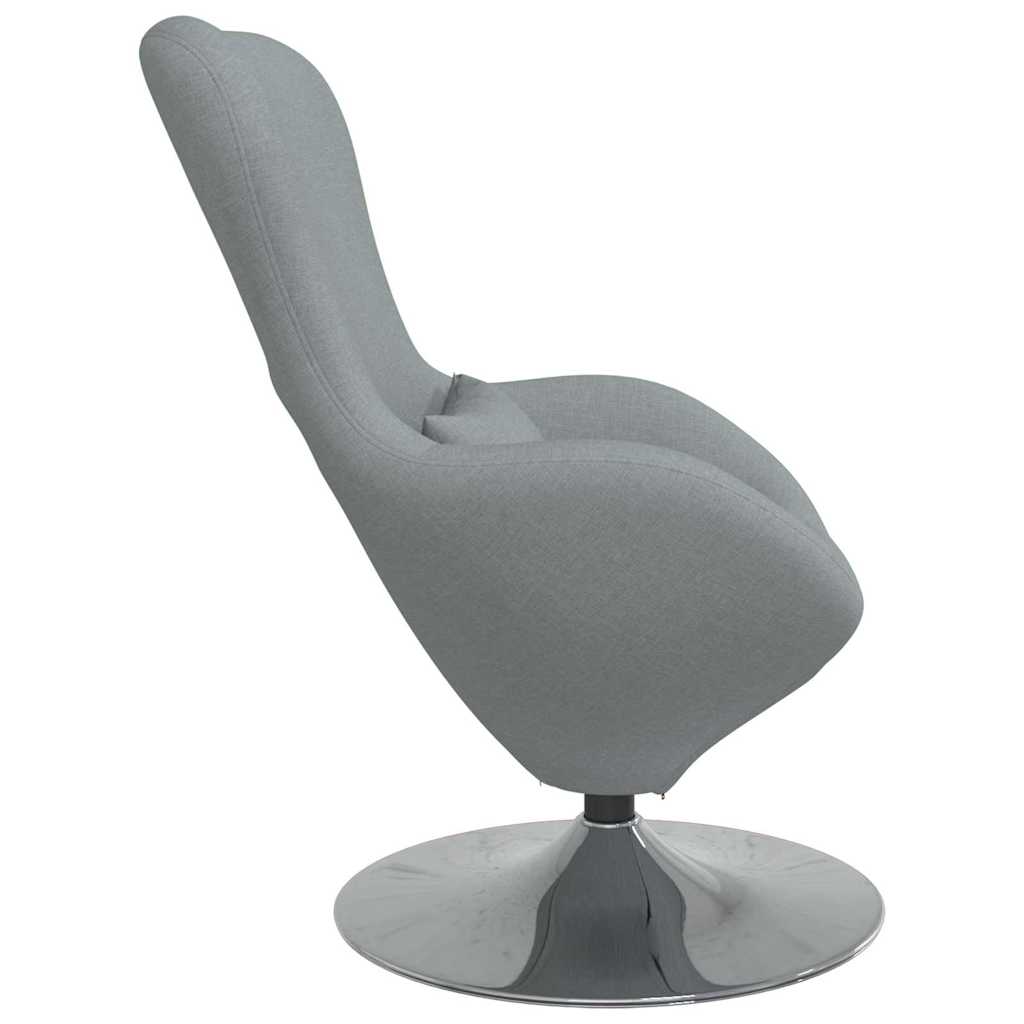 Poltrona uovo Grigio chiaro 63 x 73 x 90 cm Tessuto | homemem39