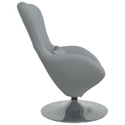 Poltrona uovo Grigio chiaro 63 x 73 x 90 cm Tessuto | homemem39