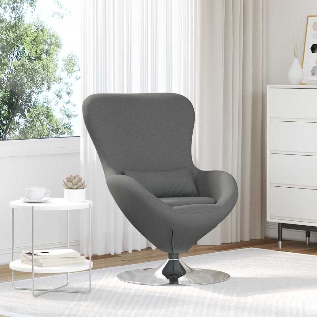 Poltrona uovo Grigio scuro 63 x 73 x 90 cm Tessuto