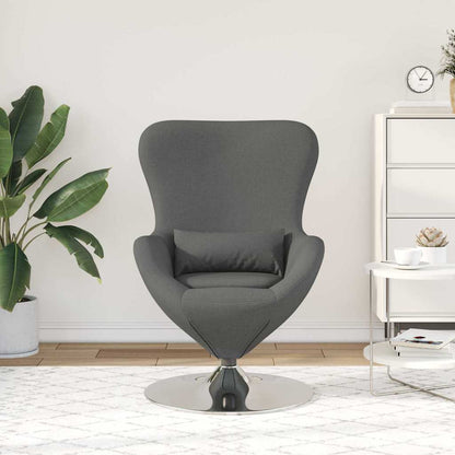 Poltrona uovo Grigio scuro 63 x 73 x 90 cm Tessuto