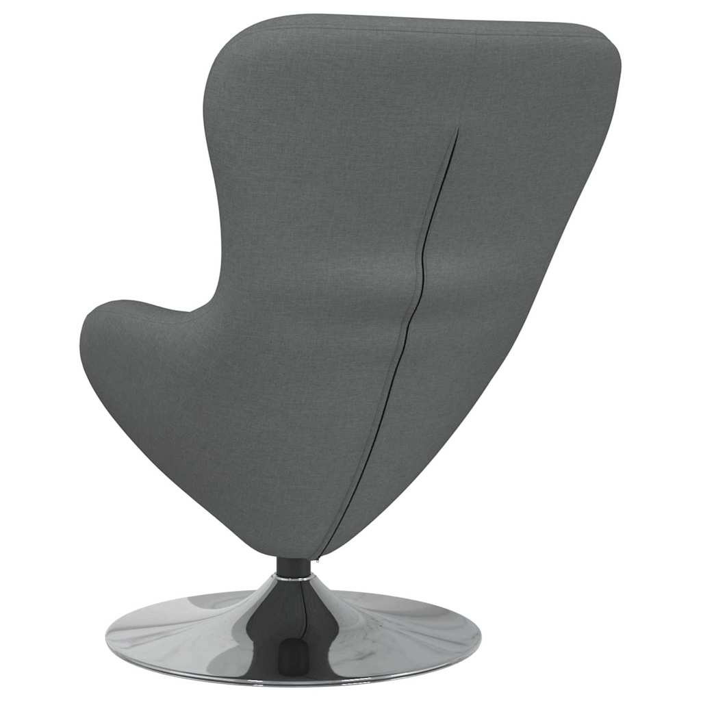 Poltrona uovo Grigio scuro 63 x 73 x 90 cm Tessuto | homemem39