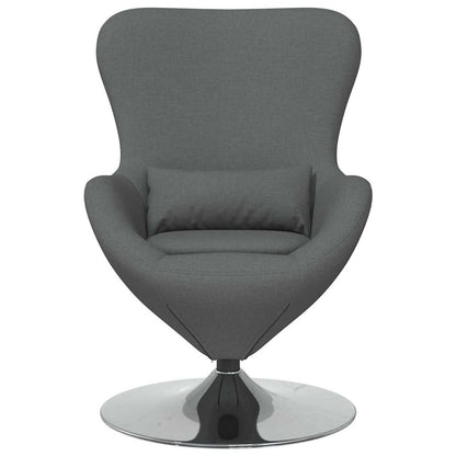 Poltrona uovo Grigio scuro 63 x 73 x 90 cm Tessuto | homemem39