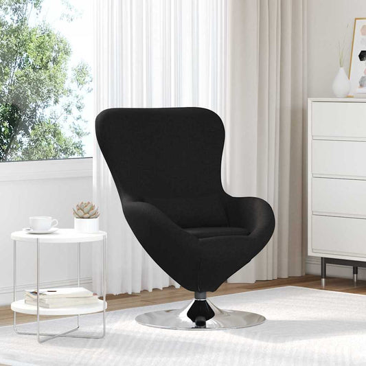 Poltrona uovo Nero 63 x 73 x 90 cm Tessuto | homemem39