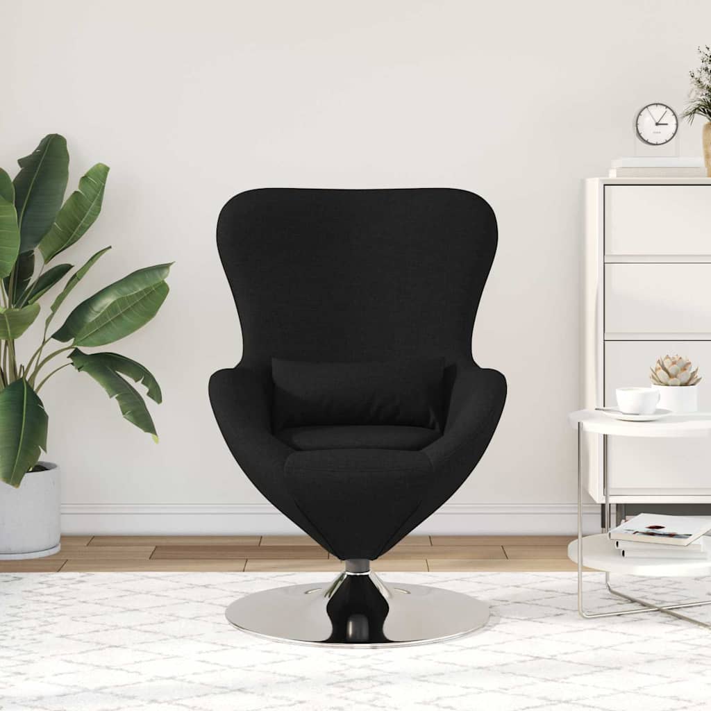 Poltrona uovo Nero 63 x 73 x 90 cm Tessuto | homemem39