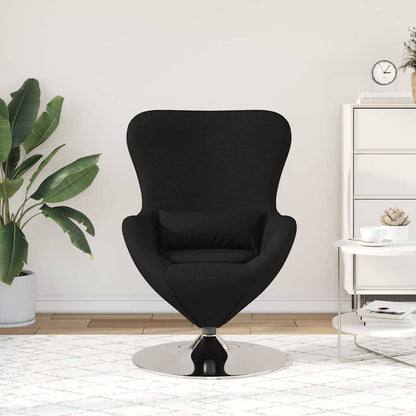 Poltrona uovo Nero 63 x 73 x 90 cm Tessuto | homemem39
