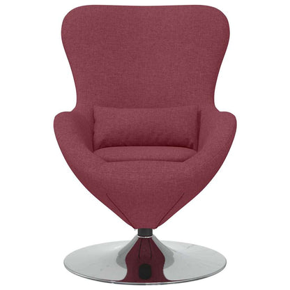 Poltrona uovo Rosso Vino 63 x 73 x 90 cm Tessuto - homemem39