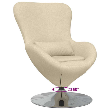 Poltrona uovo Crema 63 x 73 x 90 cm Tessuto