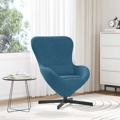 Poltrona uovo Blu 63 x 73 x 90 cm Velluto | homemem39