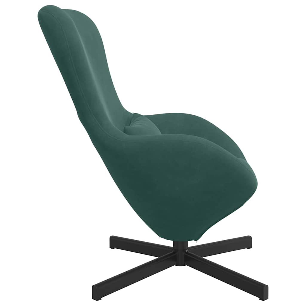 Poltrona uovo Verde Scuro 63 x 73 x 90 cm Velluto | homemem39