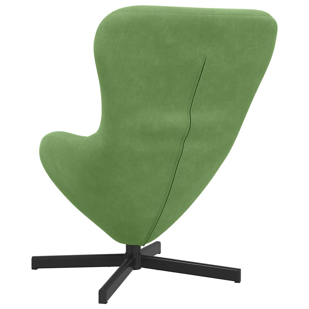 Poltrona uovo Verde chiaro 63 x 73 x 90 cm Velluto