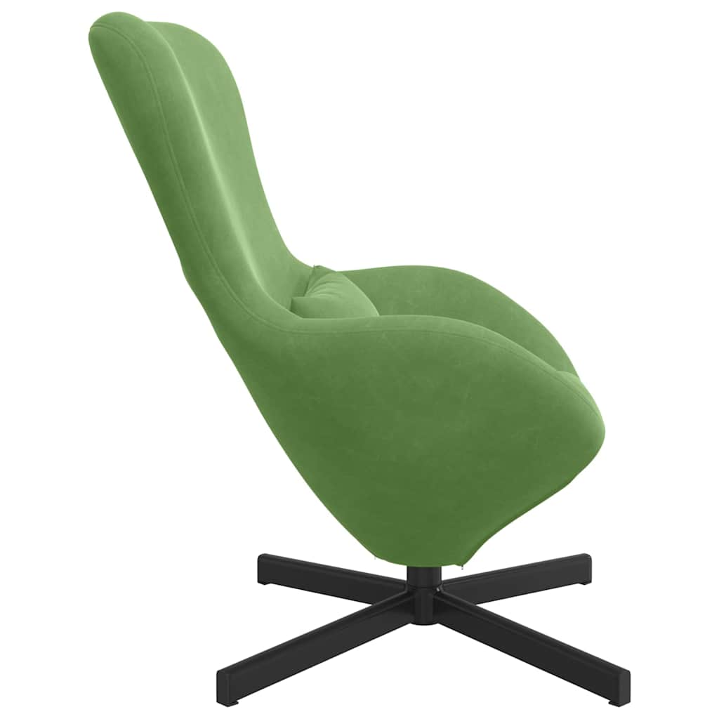 Poltrona uovo Verde chiaro 63 x 73 x 90 cm Velluto