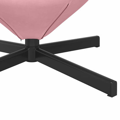 Poltrona uovo Rosa 63 x 73 x 90 cm Velluto - homemem39