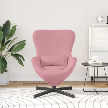 Poltrona uovo Rosa 63 x 73 x 90 cm Velluto | homemem39