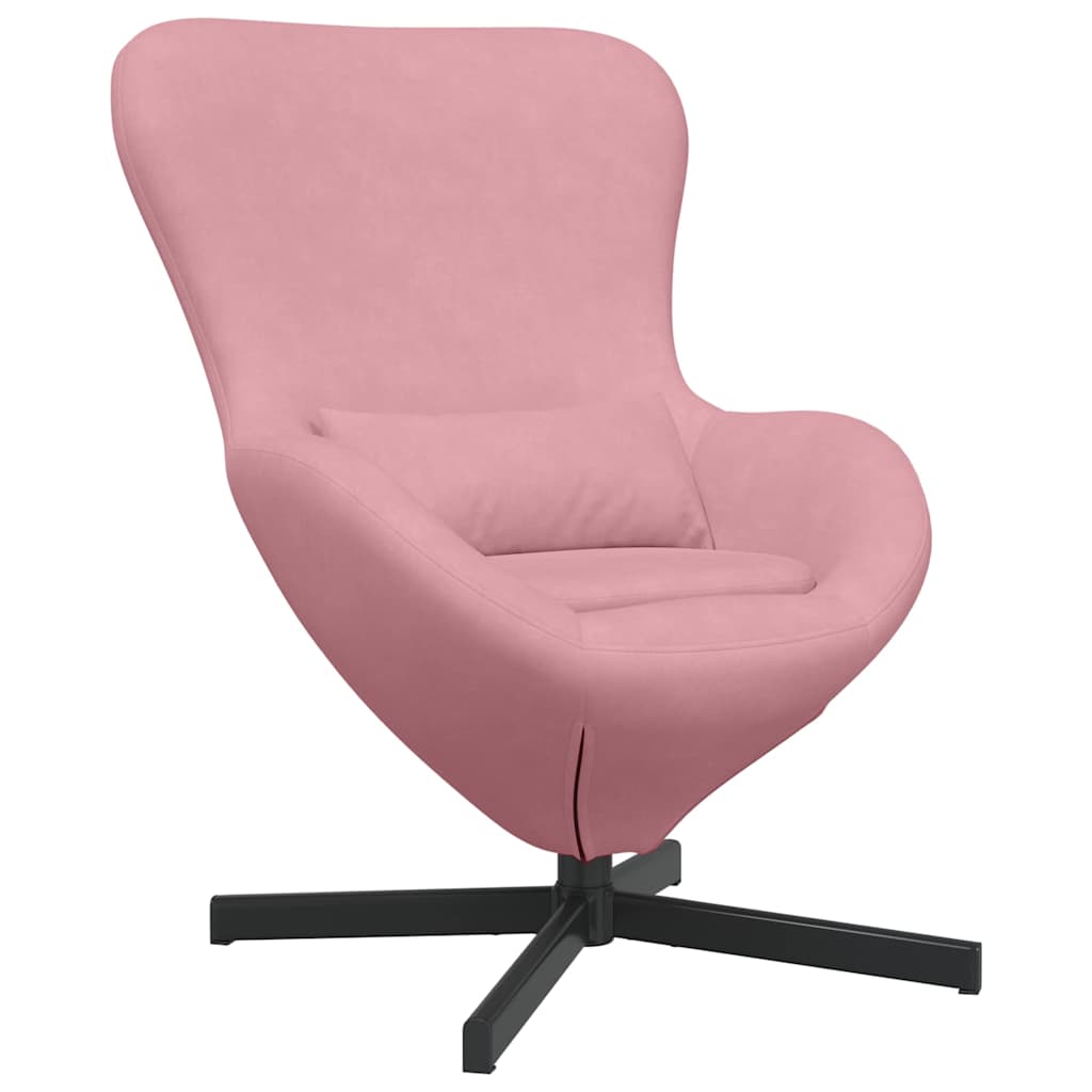 Poltrona uovo Rosa 63 x 73 x 90 cm Velluto | homemem39