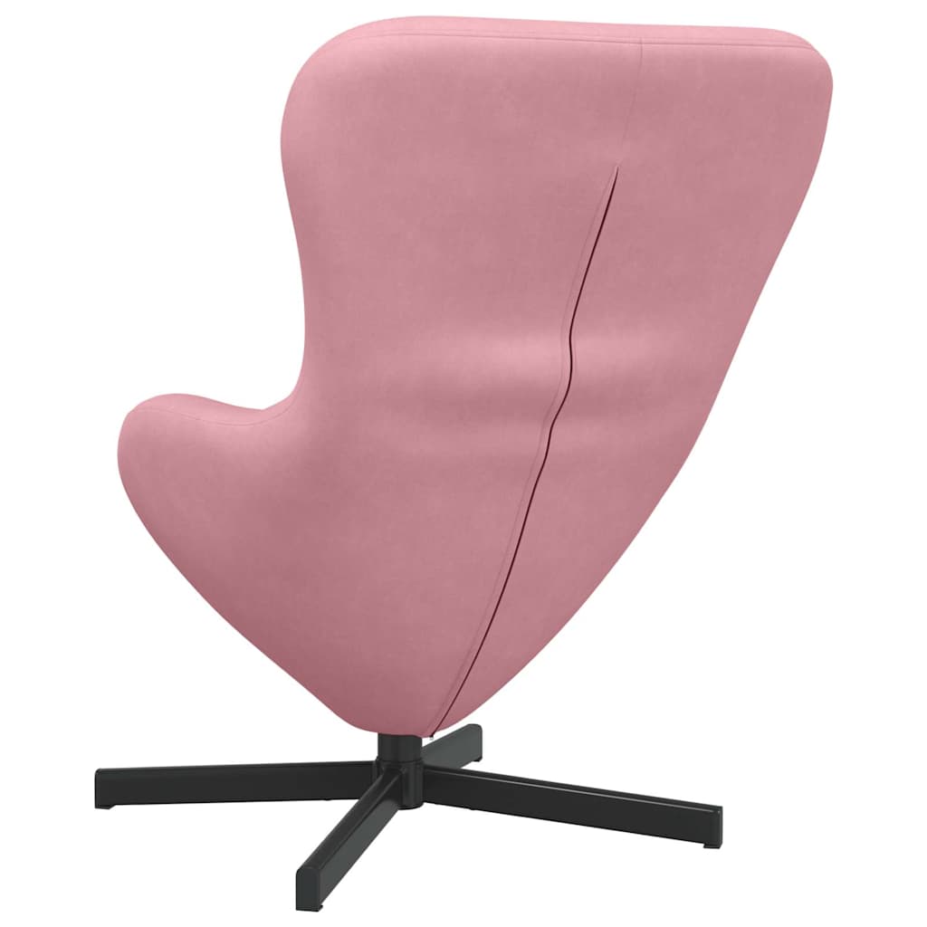 Poltrona uovo Rosa 63 x 73 x 90 cm Velluto | homemem39